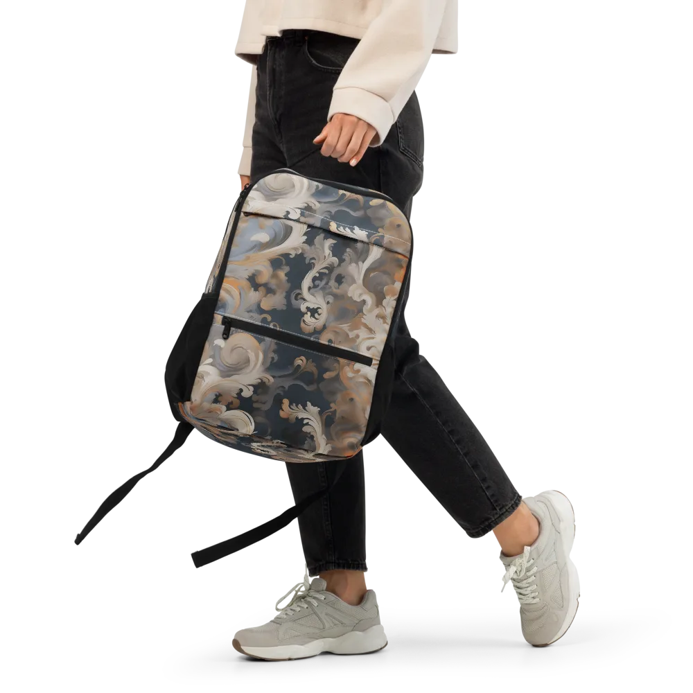 Baroque Drift on Utility Backpack — Front