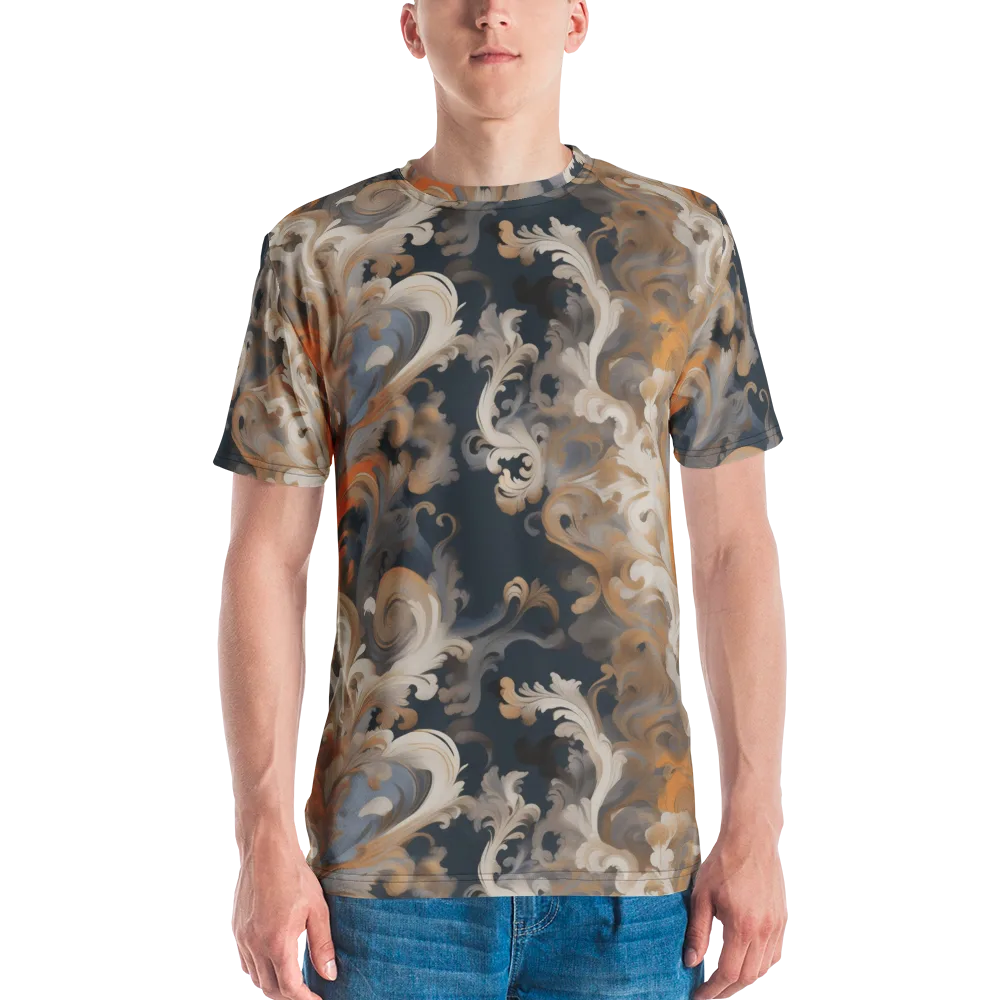 Baroque Drift on Men's Crew Neck T-Shirt — Front