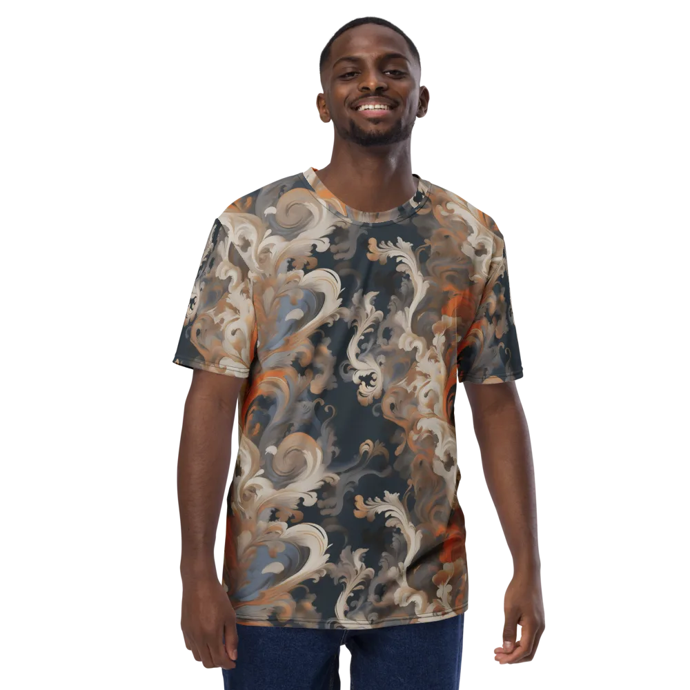 Baroque Drift on Men's Crew Neck T-Shirt — Front