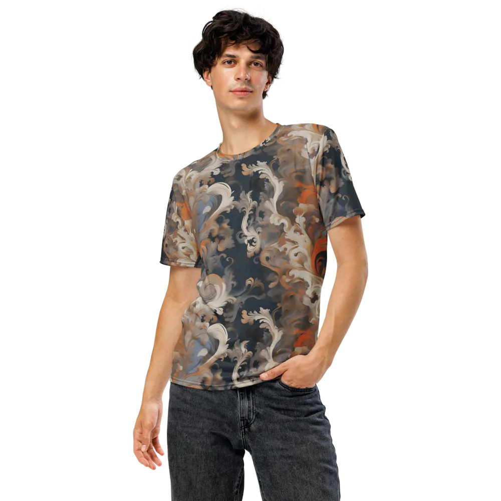 Baroque Drift on Men's Crew Neck T-Shirt — Front