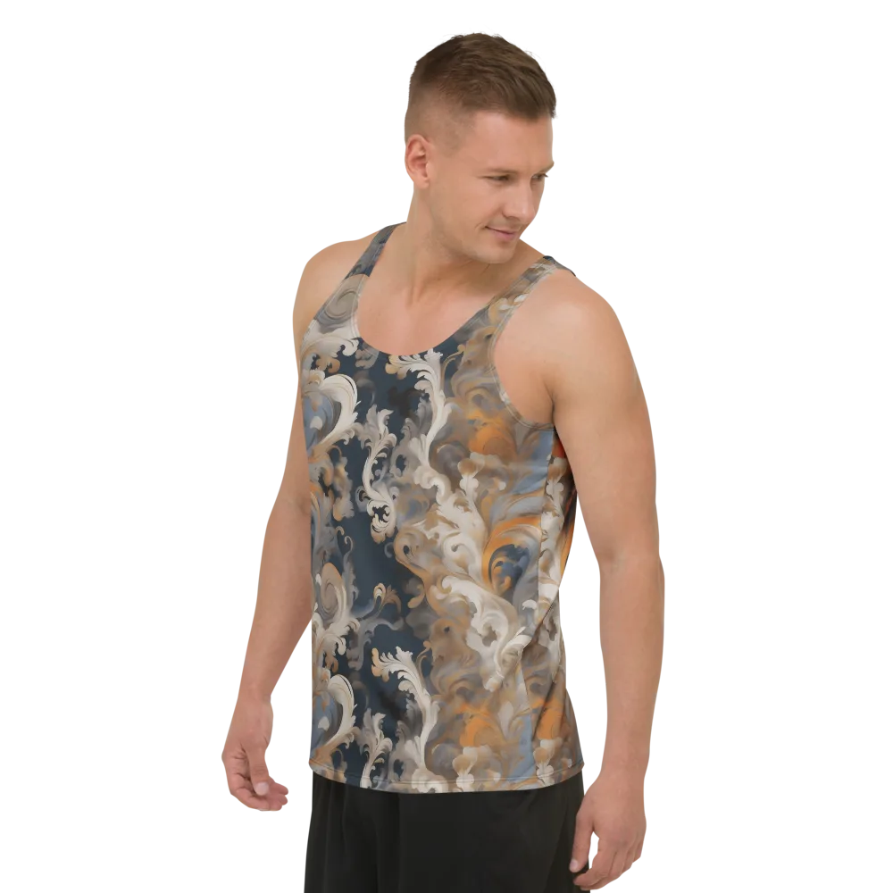 Baroque Drift on Men's Tank Top — Left Front