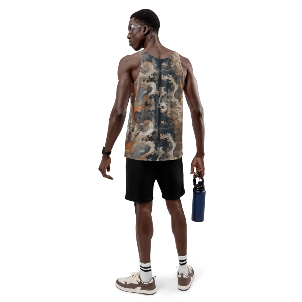 Baroque Drift on Men's Tank Top — Back