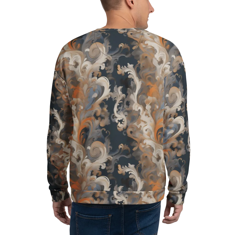 Baroque Drift on Sweatshirt — Back
