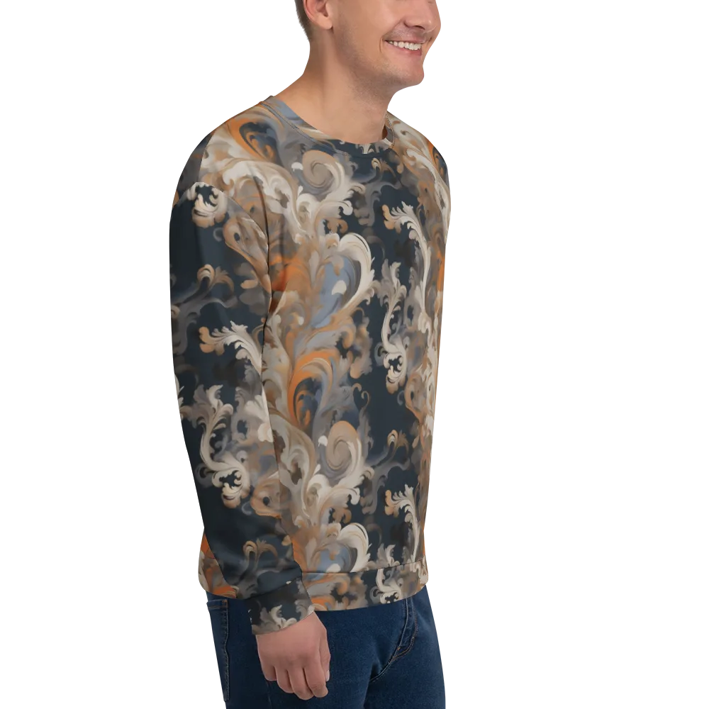 Baroque Drift on Sweatshirt — Right Front