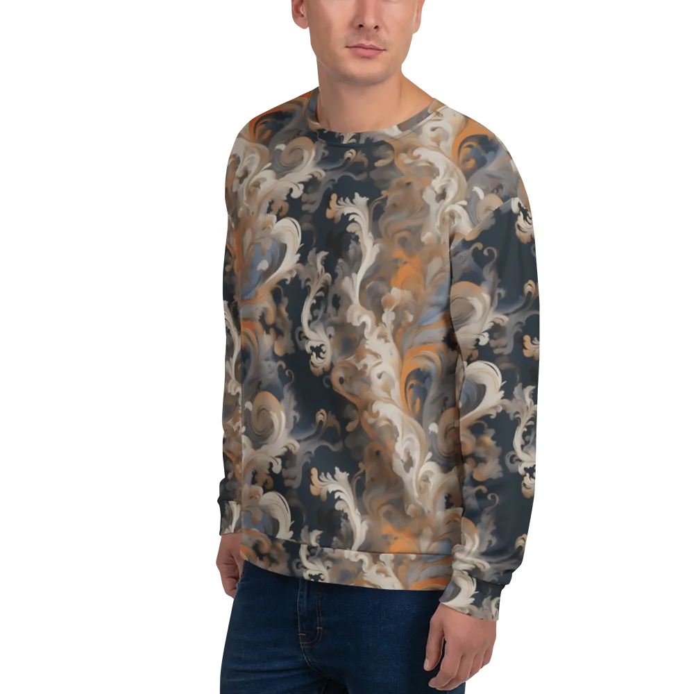 Baroque Drift on Sweatshirt — Left Front