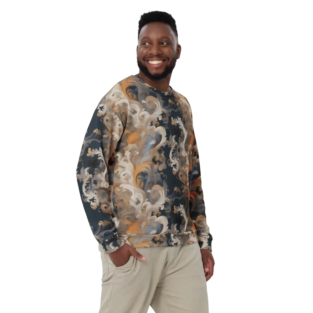 Baroque Drift on Sweatshirt — Front