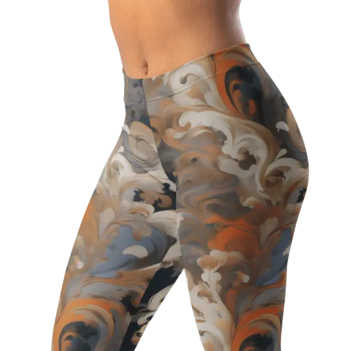 Baroque Drift on a Leggings
