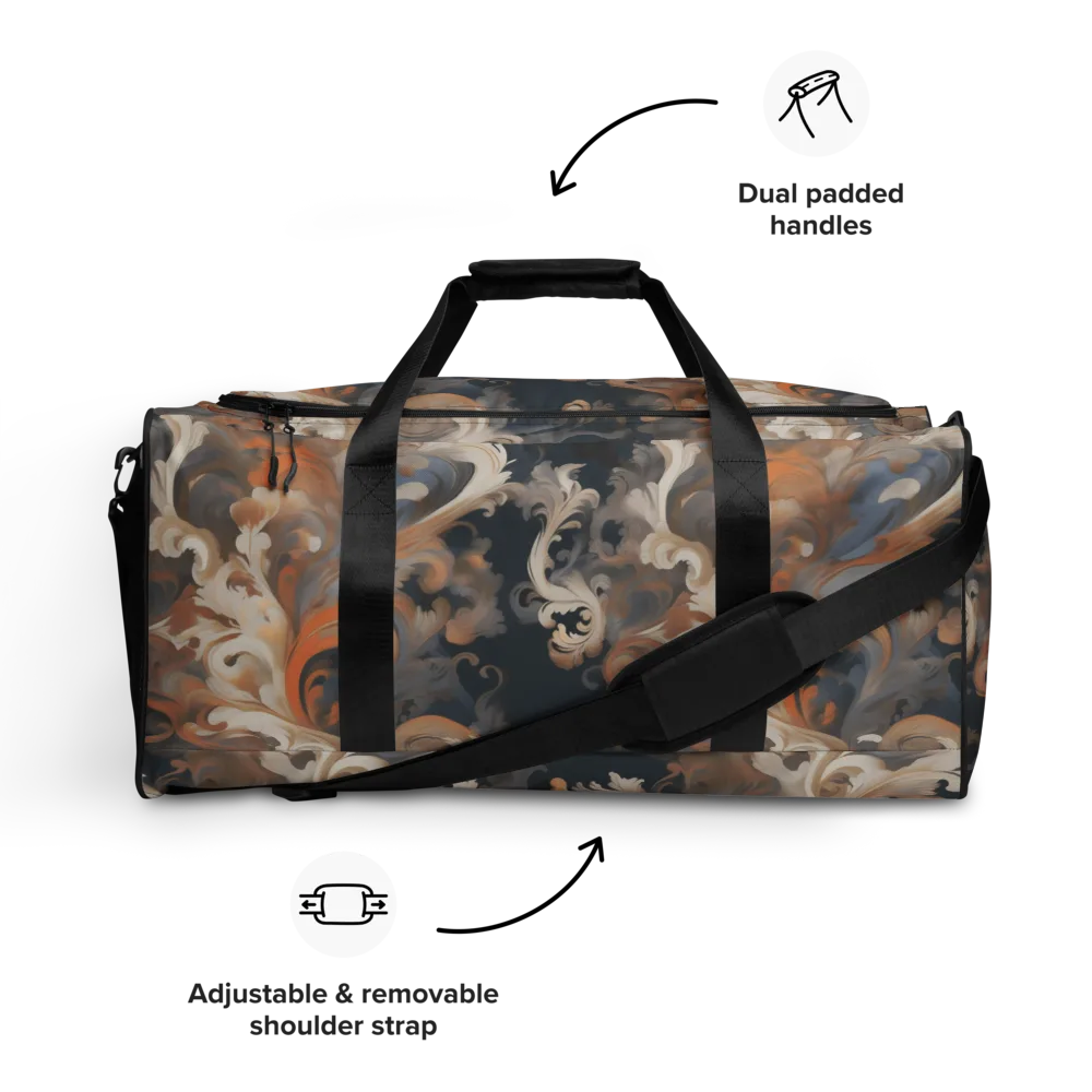 Baroque Drift on Duffle Bag — Front