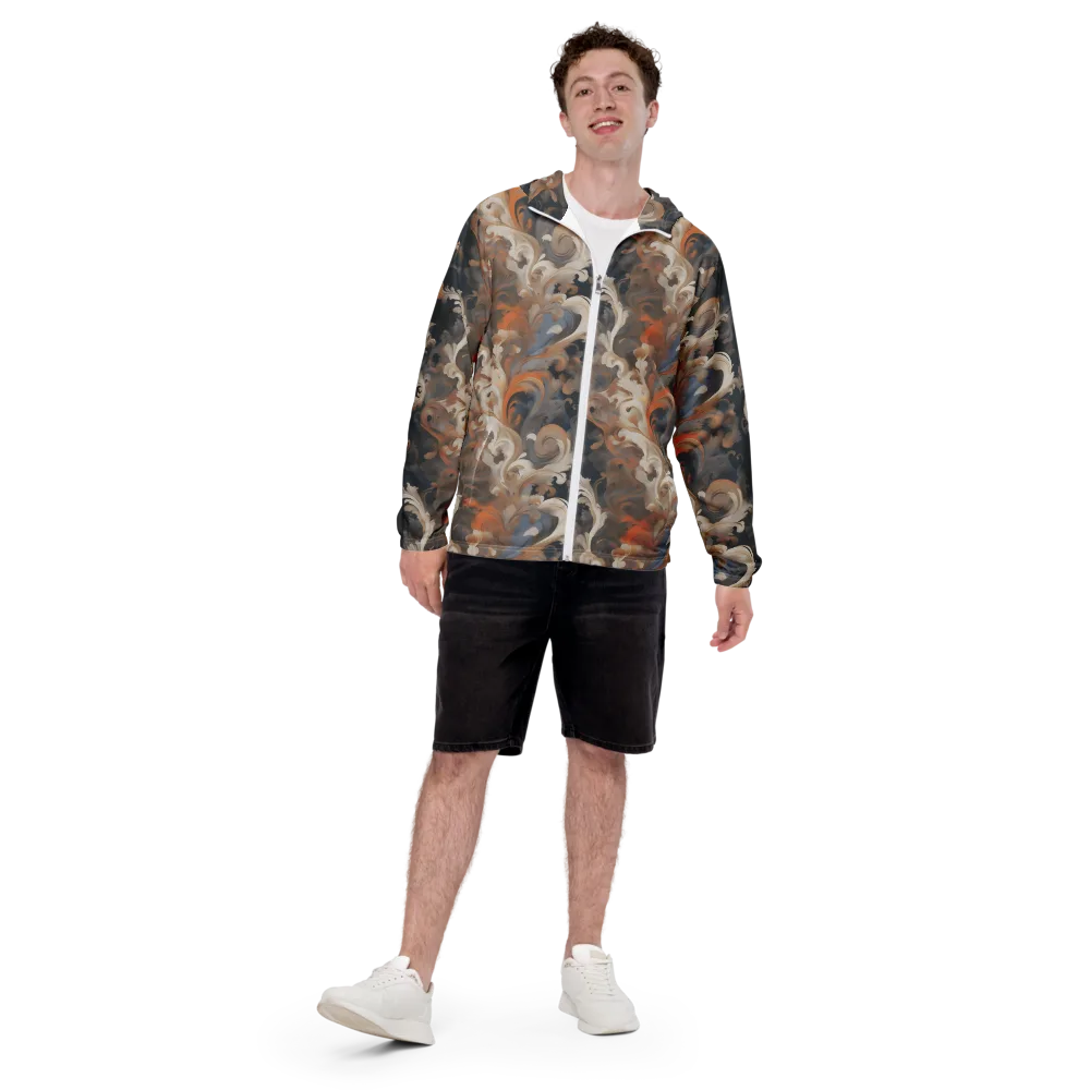 Baroque Drift on Men's Windbreaker — Front