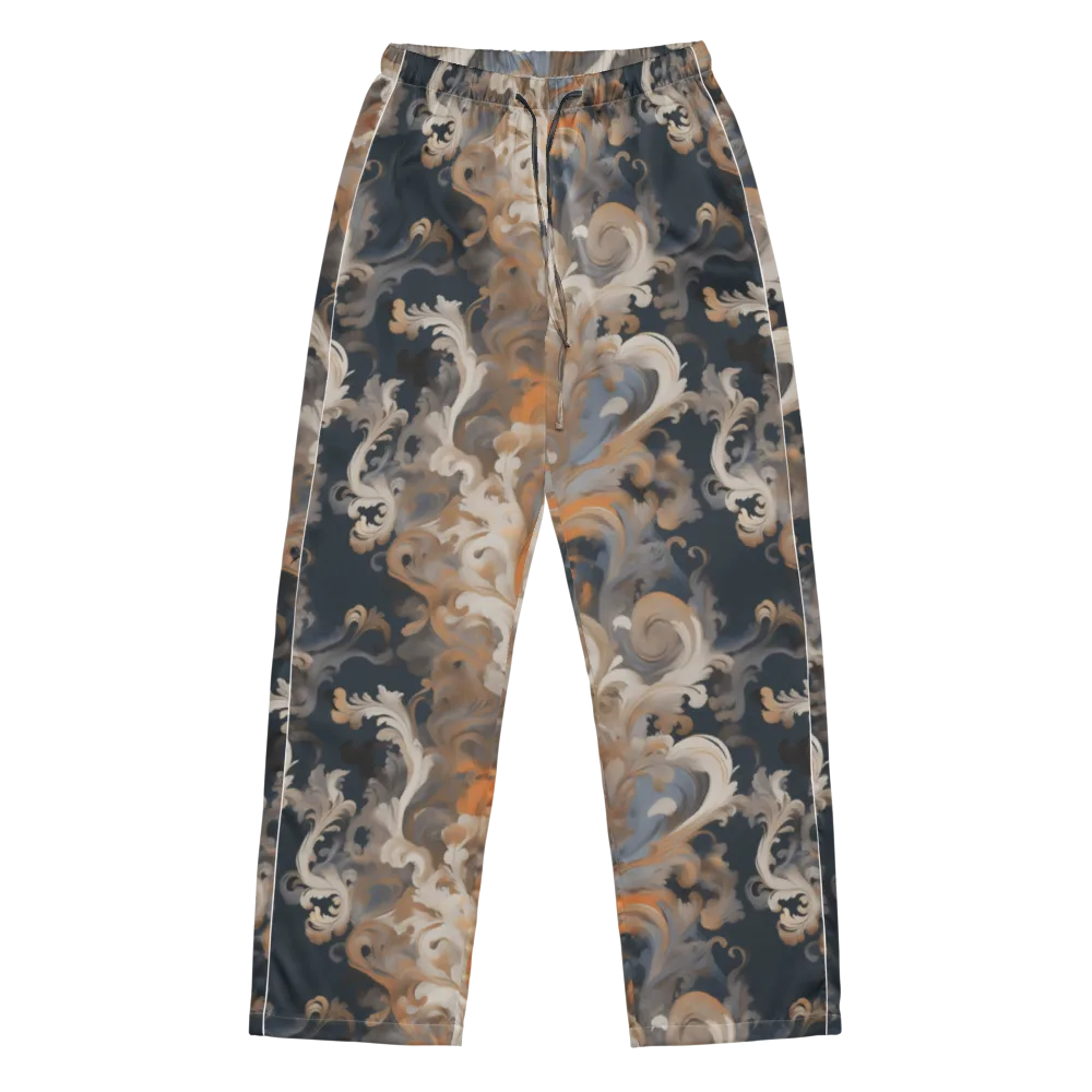 Baroque Drift on Women's Pajama Pants — Front