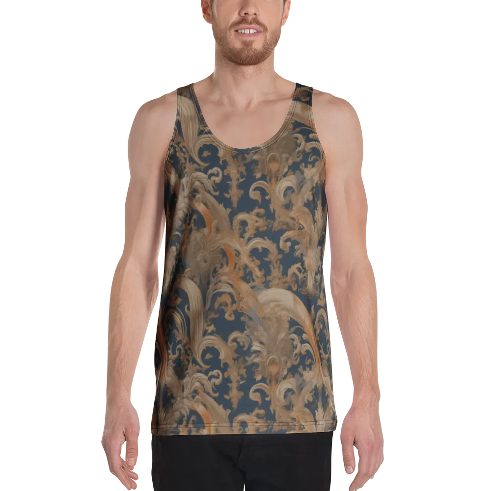 Baroque Midnight on Men's Tank Top — Front