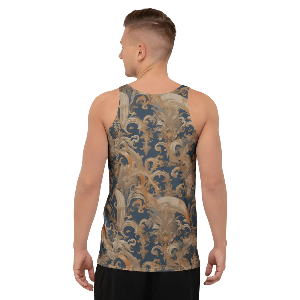 Baroque Midnight on Men's Tank Top — Back