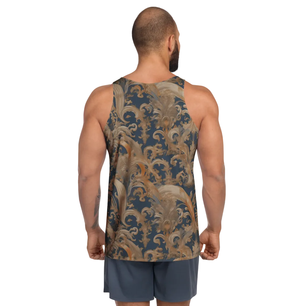 Baroque Midnight on Men's Tank Top — Back