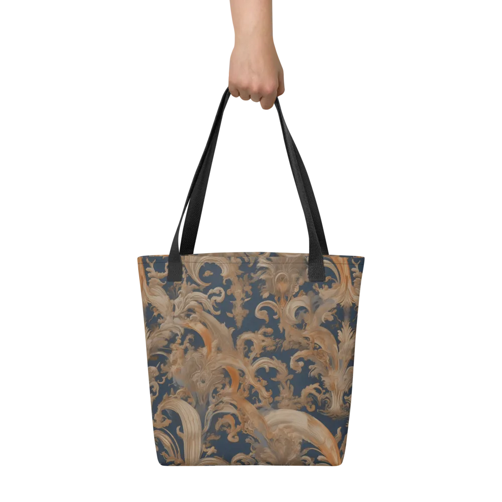 Baroque Midnight on Tote Bag — Front
