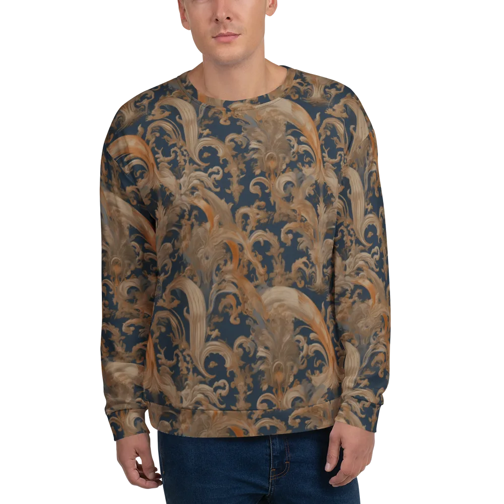 Baroque Midnight on Sweatshirt — Front