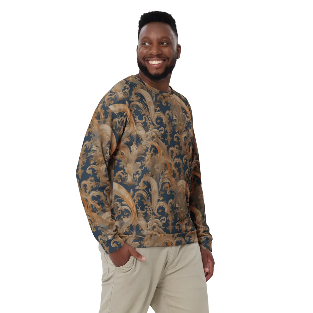 Baroque Midnight on Sweatshirt — Front