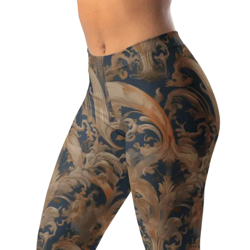 Baroque Midnight on a Leggings