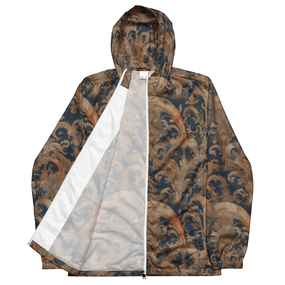 Baroque Midnight on Men's Windbreaker — Front