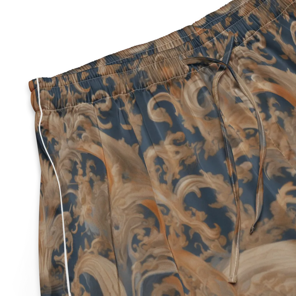 Baroque Midnight on Women's Pajama Shorts — Product details