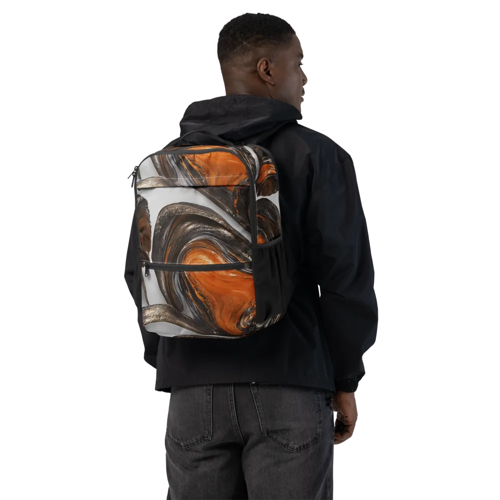Molten Umber on Utility Backpack — Back