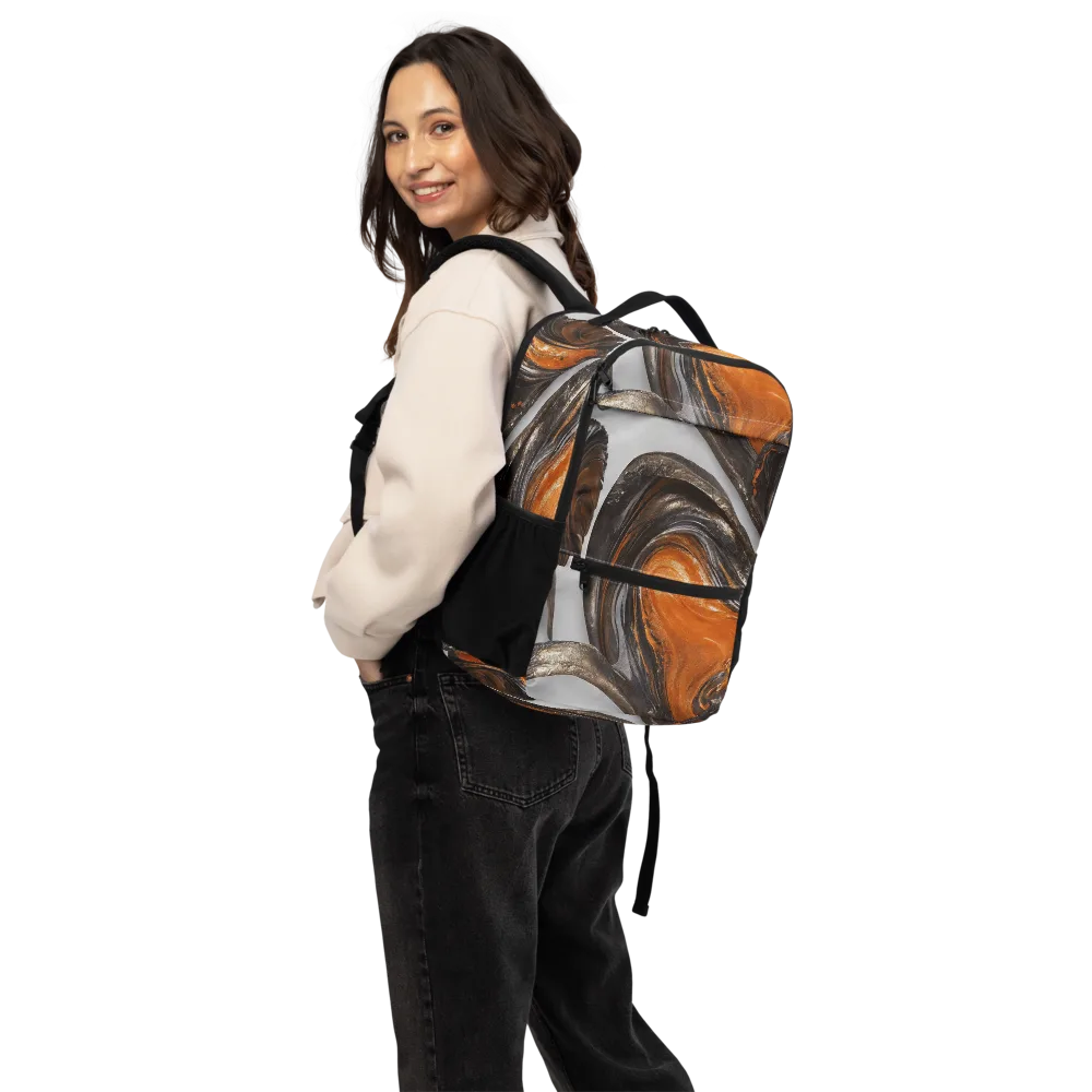 Molten Umber on Utility Backpack — Back