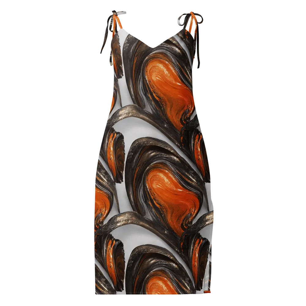 Molten Umber on Slip Dress — Front