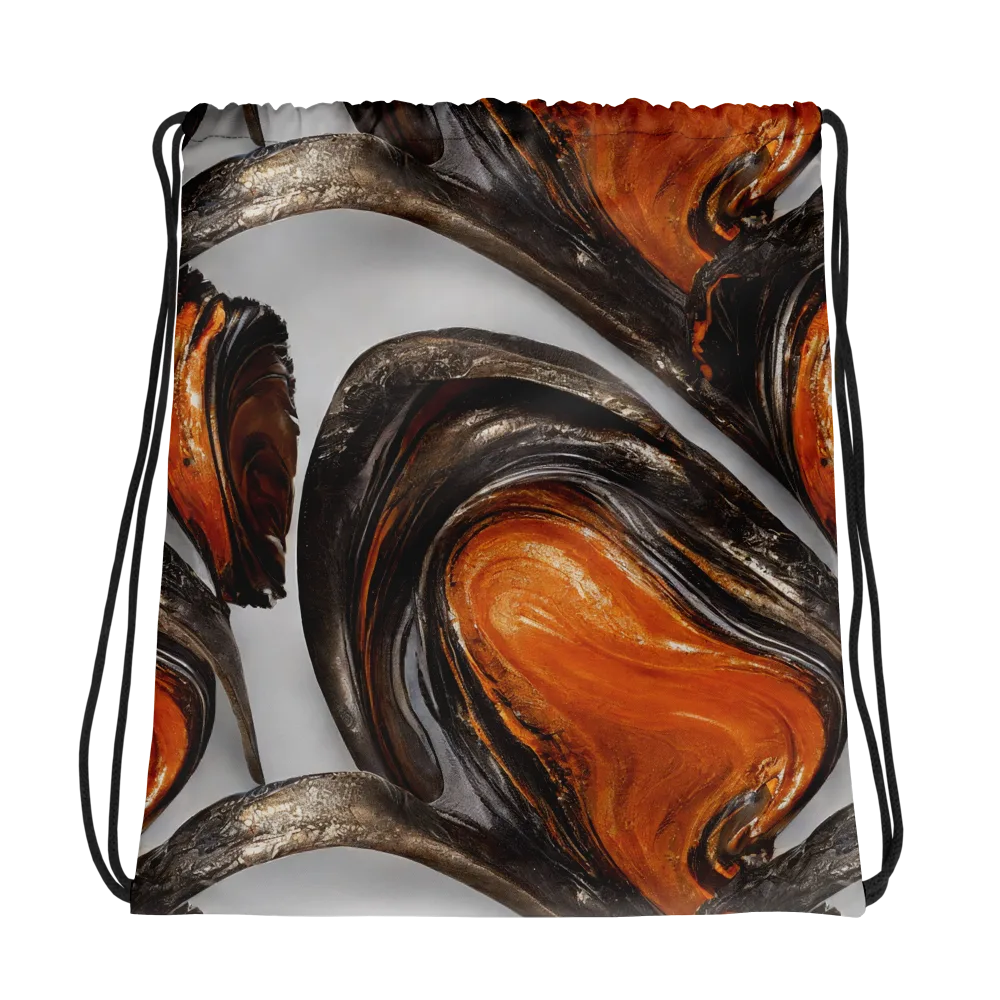 Molten Umber on Drawstring Bag — Photo