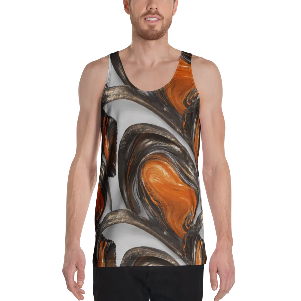 Molten Umber on Men's Tank Top — Front