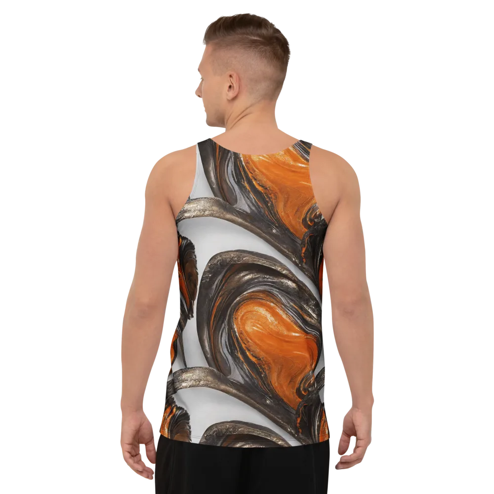 Molten Umber on Men's Tank Top — Back