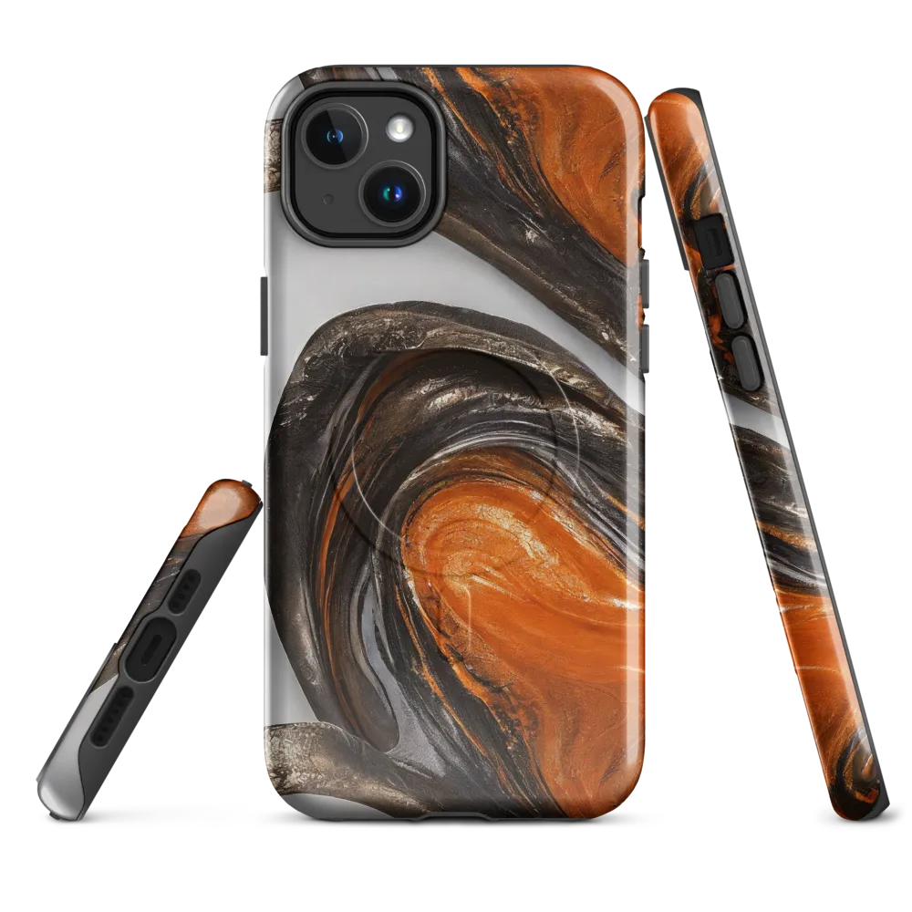 Molten Umber on MagSafe Tough Case for iPhone® — Front
