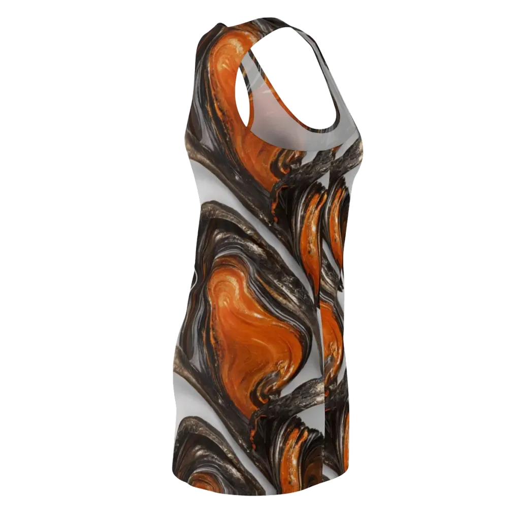 Molten Umber on Racerback Dress — Back Side