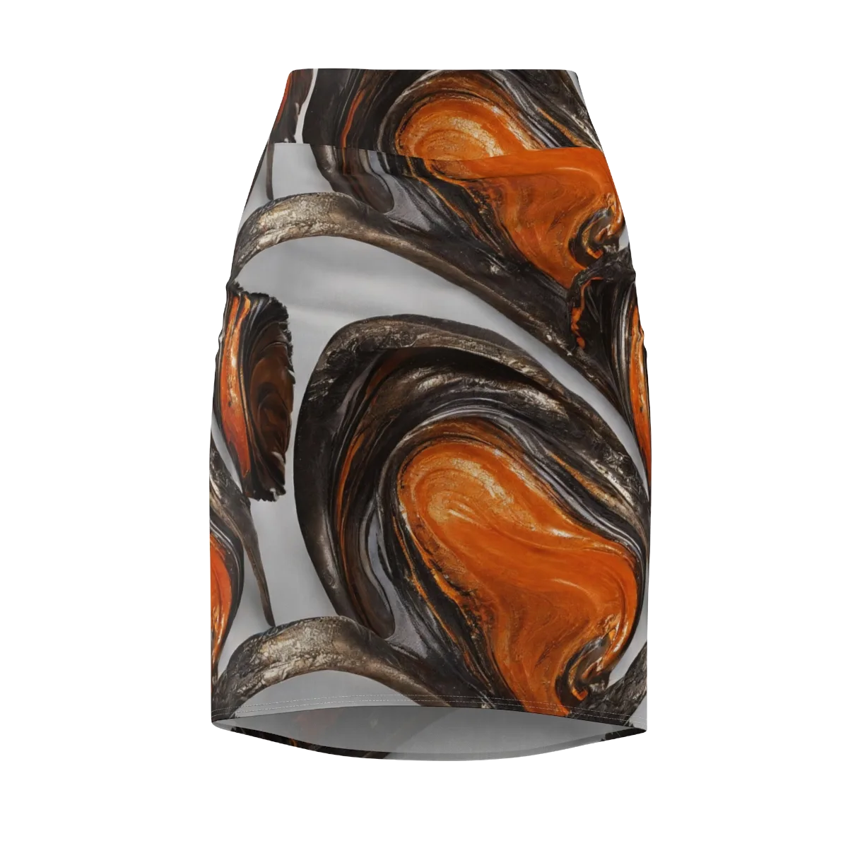 Molten Umber on Pencil Skirt — Front