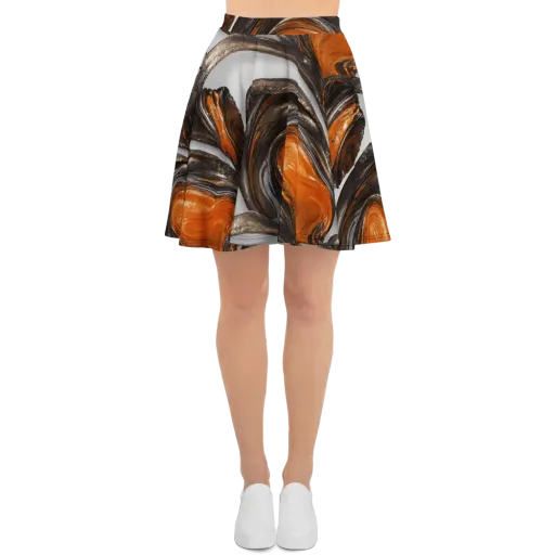 Molten Umber on a Skater Skirt