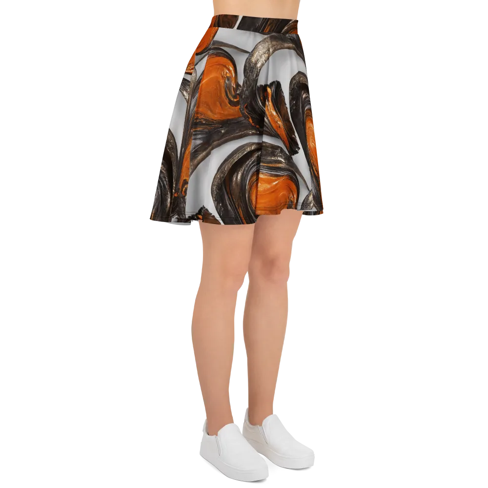 Molten Umber on Skater Skirt — Right