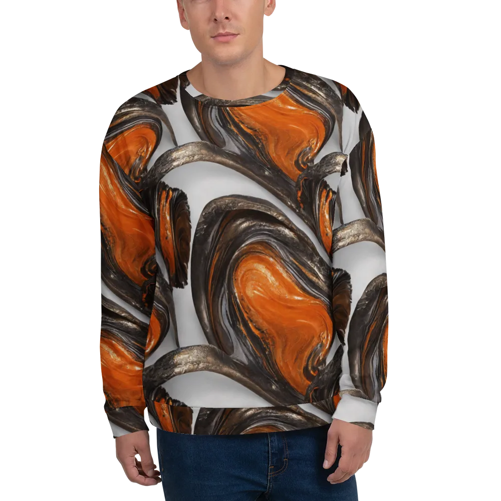 Molten Umber on Sweatshirt — Front