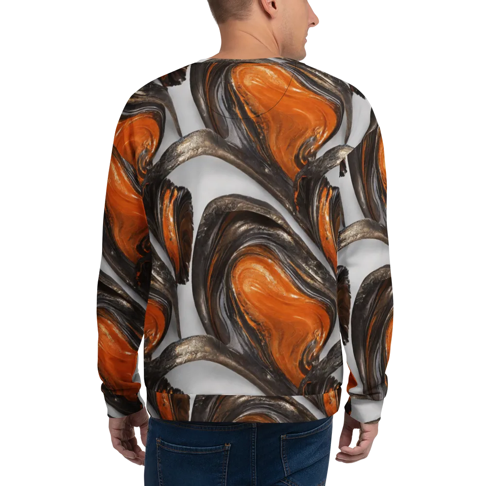 Molten Umber on Sweatshirt — Back