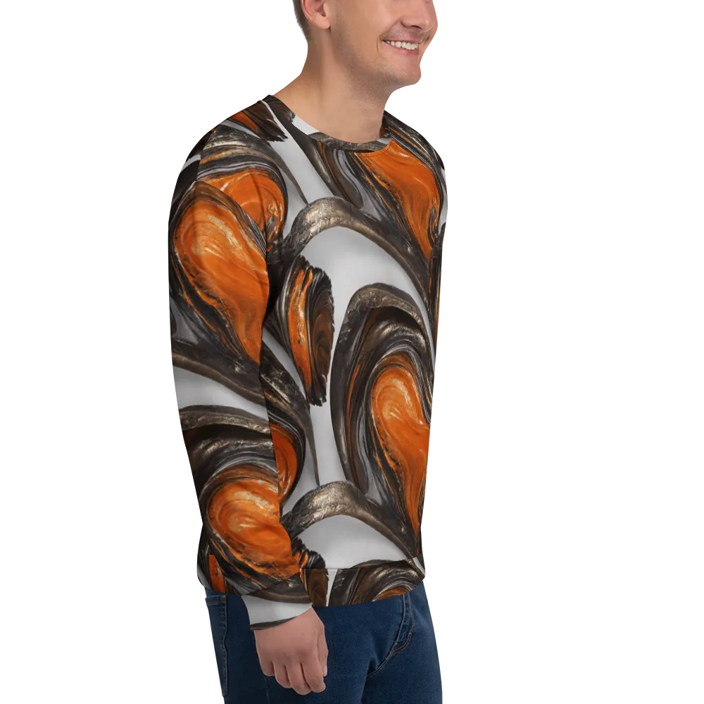 Molten Umber on Sweatshirt — Right Front