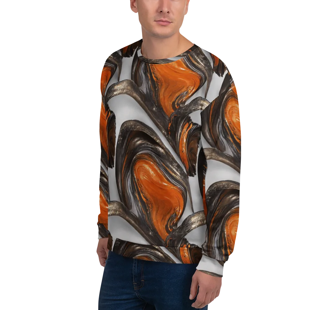 Molten Umber on Sweatshirt — Left Front