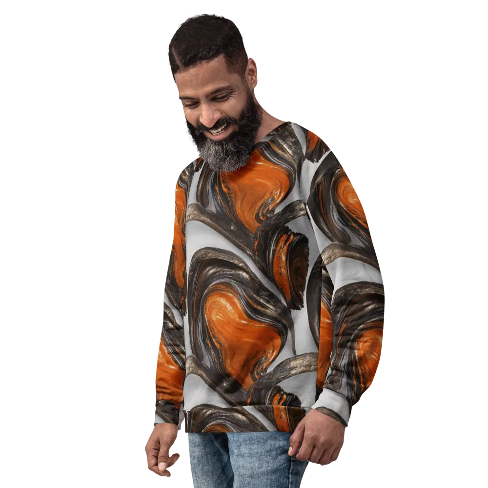 Molten Umber on Sweatshirt — Left Front