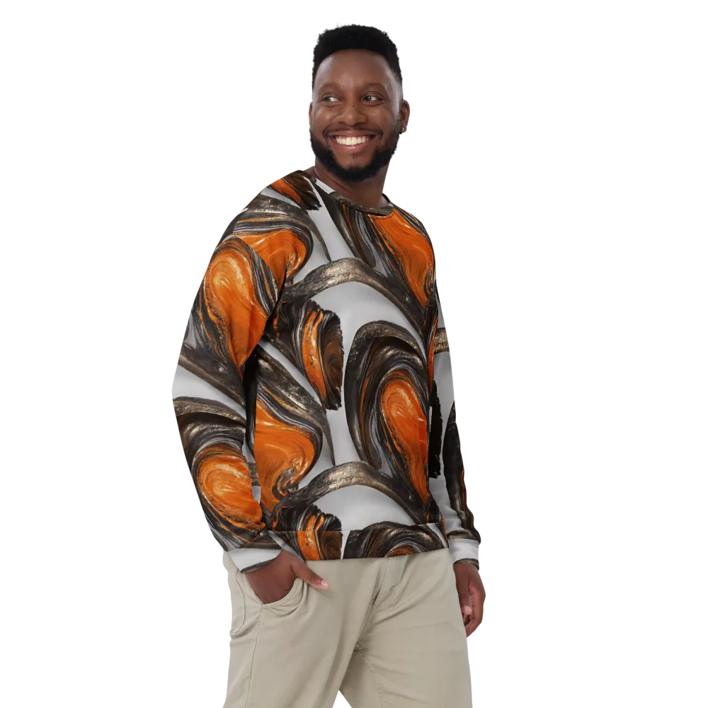 Molten Umber on Sweatshirt — Front