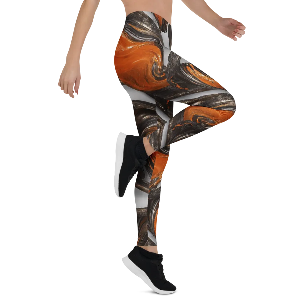 Molten Umber on Leggings — Right
