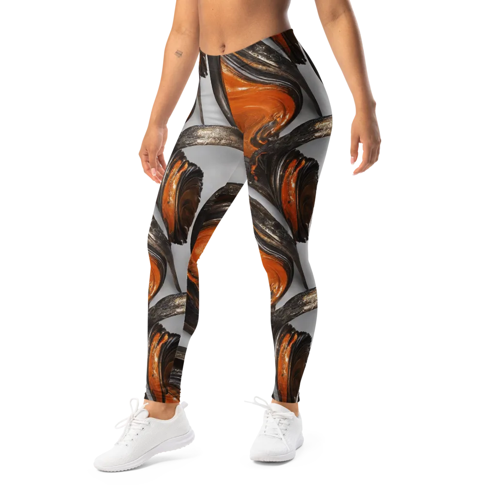 Molten Umber on Leggings — Left Front