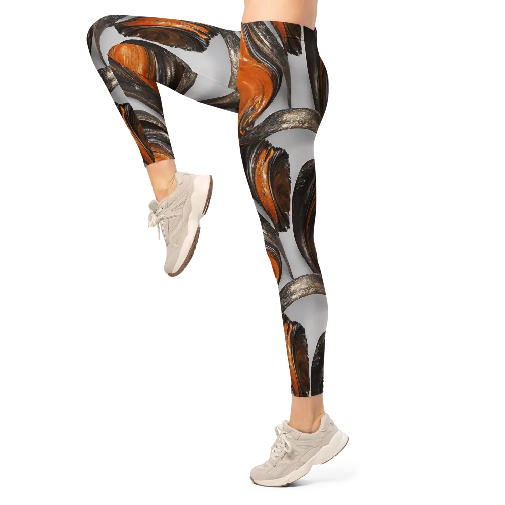 Molten Umber on Leggings — Left