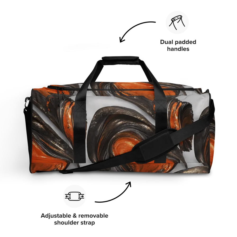 Molten Umber on Duffle Bag — Front