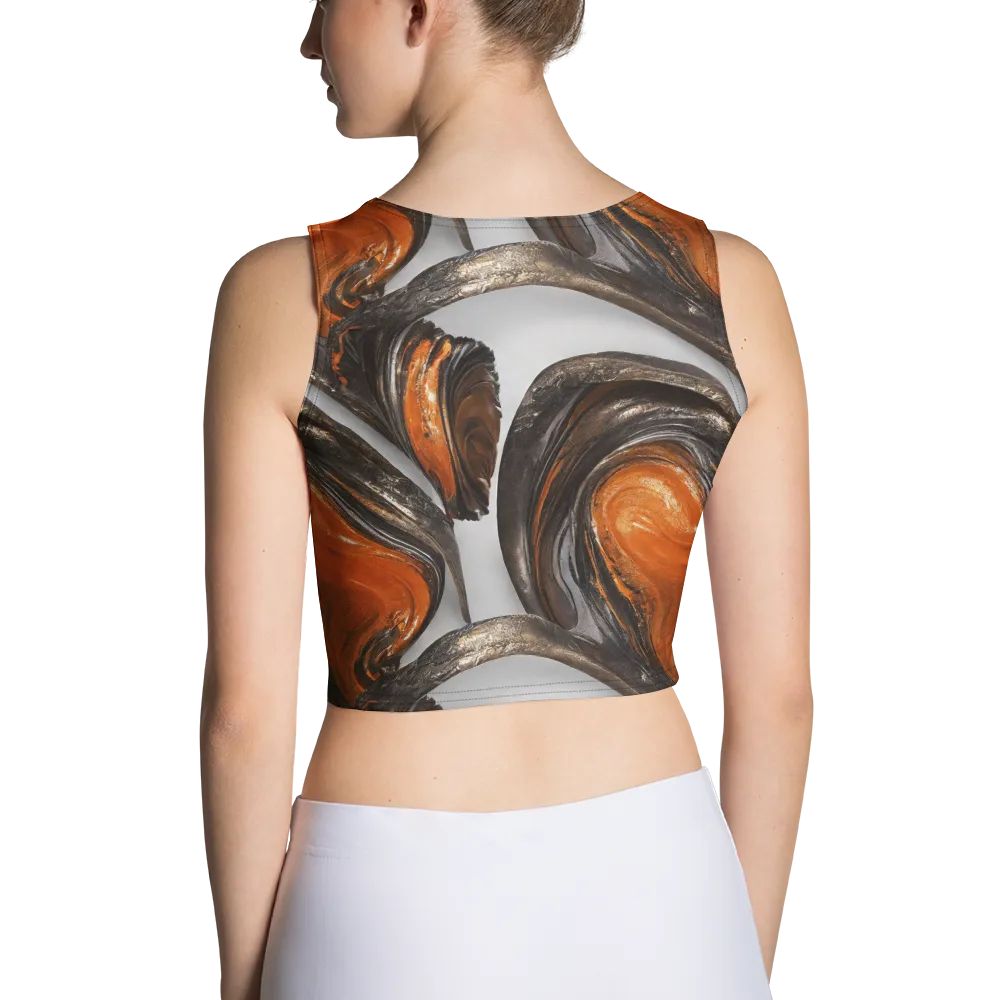 Molten Umber on Crop Top — Back