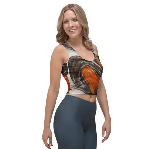 Molten Umber on a Crop Top