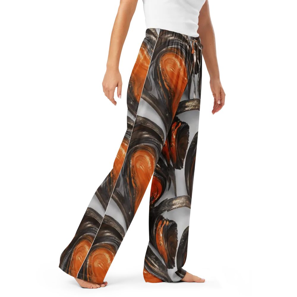 Molten Umber on Women's Pajama Pants — Right Front