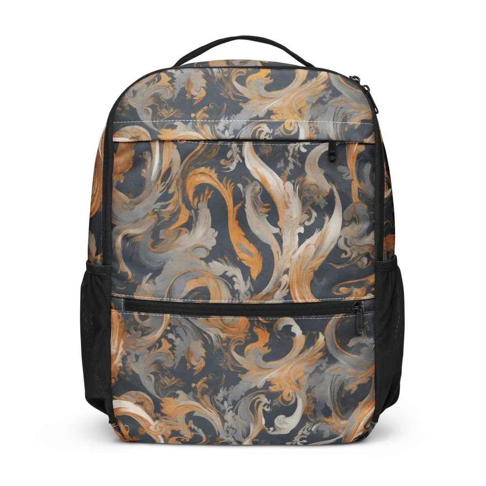 Nocturne Arabesque on Utility Backpack — Front