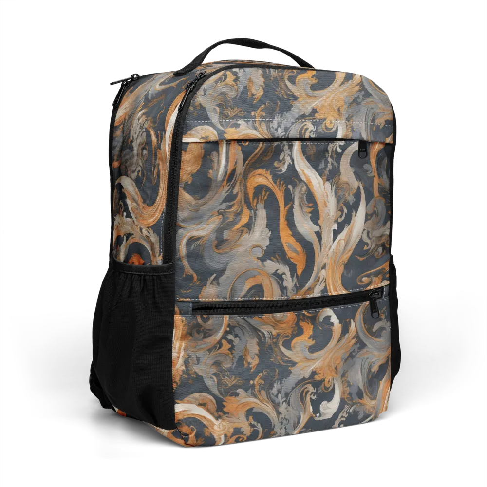Nocturne Arabesque on Utility Backpack — Right Front