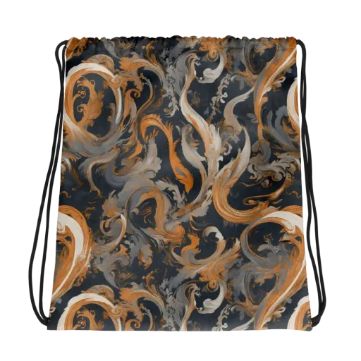 Nocturne Arabesque on a Drawstring Bag